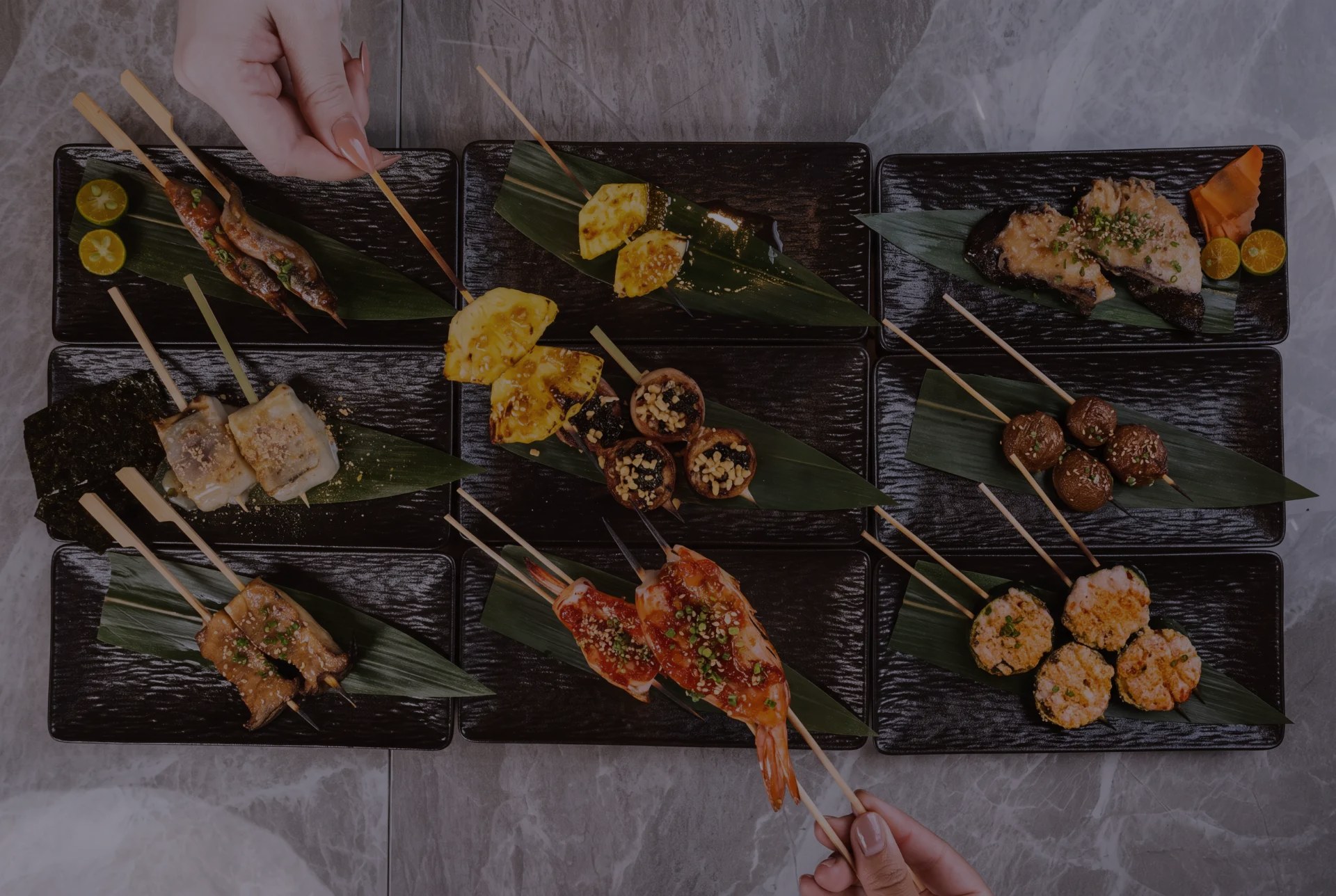 Binchotan Yakitori Spread