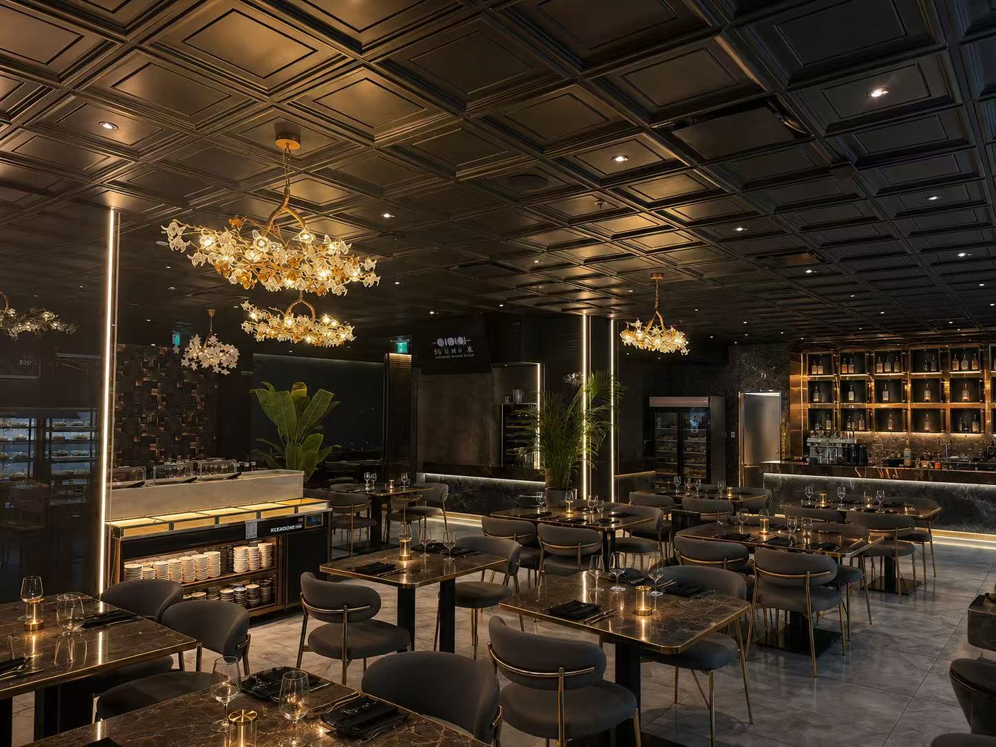 The SUMU dining room on Burrard Street